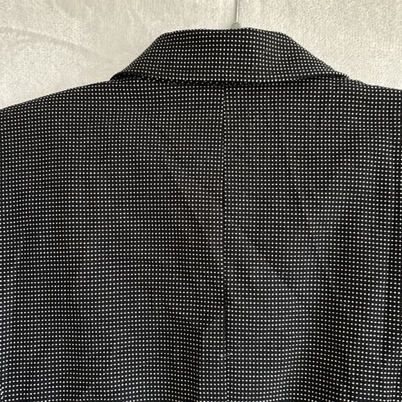 Sandro Sportswear Blazer Jacket Womens L Black & White Polka Dot - Picture 9 of 10
